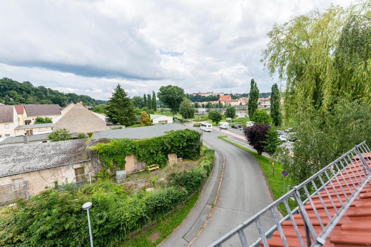Elbpension & Ferienwohnung Saechsische Schweiz 피르나 외부 사진